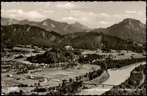 Ansichtskarte Neubeuern (Lk Rosenheim) Luftbild Fliegeraufnahme 1969