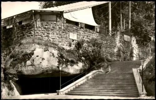 Wunsiedel Fichtelgebirge Gaststätte Luisenburg Felsenlabyrinth - Fotokarte 1961