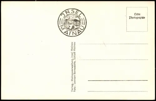 Ansichtskarte Insel Mainau-Konstanz Schwedenkreuz Bodensee 1940