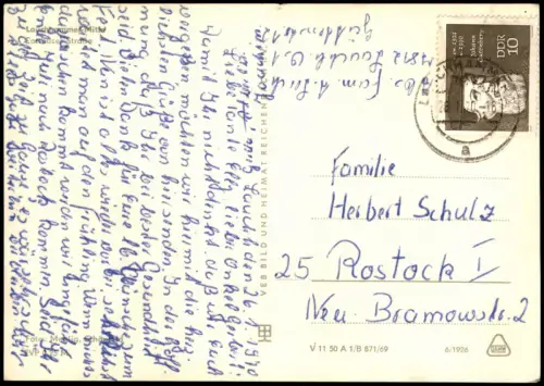Ansichtskarte Lauchhammer Cottbuser Straße 1969