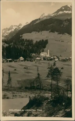 Ansichtskarte Holzgau Panorama-Ansicht HOLZGAU im LECHTAL Tirol 1926