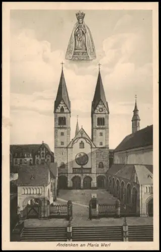 Ansichtskarte  Religion Kirche Allgemein Andenken an Maria Werl 1910