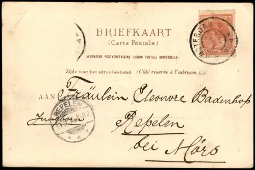 Postkaart Haarlem Officieren en onderofficieren St. Joris Doelen 1900