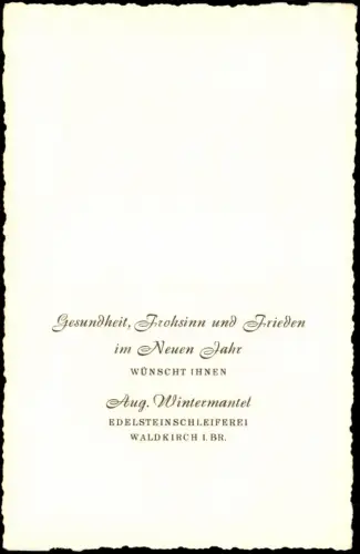 Waldkirch (Schwarzwald Breisgau) Ortsansicht bei Nacht zu Weihnachten 1960