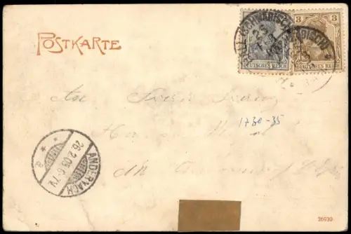 Ansichtskarte Schwäbisch Hall Marktplatz u. Rathaus 1905