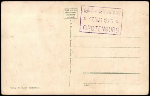 Teutoburger Wald MB mit Externstein, Bismarck-Stein, Detmold Schloss uvm. 1925