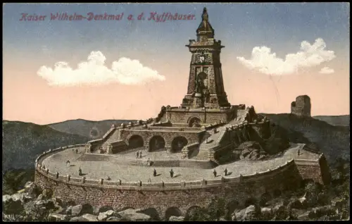 Kelbra (Kyffhäuser) Kaiser Wilhelm-Denkmal a. d. Kyffhäuser 1910