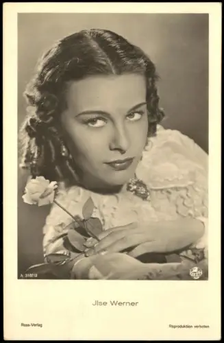 Ansichtskarte  ILSE WERNER Film Fernsehen Theater Schauspielerin 1940