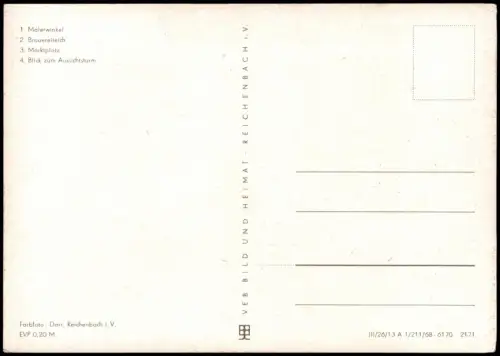 Schmölln DDR Mehrbildkarte mit Ortsansichten u.a. Brauerei-Teich uvm. 1968