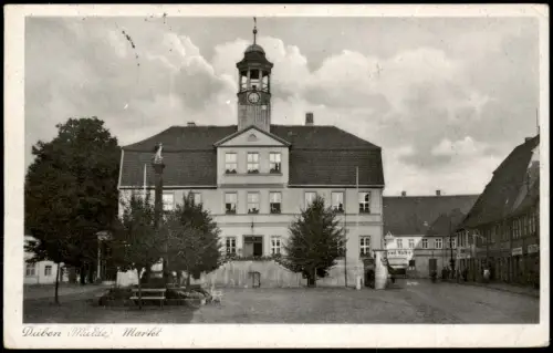 Ansichtskarte Bad Düben Marktplatz Markt Partie 1930