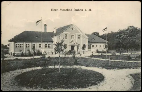 Ansichtskarte Bad Düben Kurpark Eisen-Moorbad Düben a. M. 1910