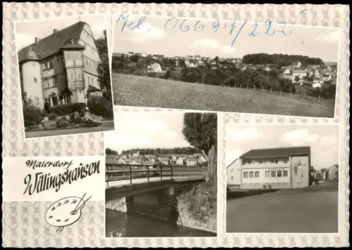 Ansichtskarte Willingshausen Mehrbild Stadtansichten 1978