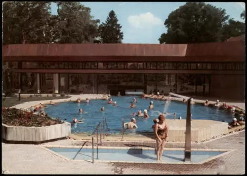 Ansichtskarte Bad Boll Thermalbad Freibad 1981