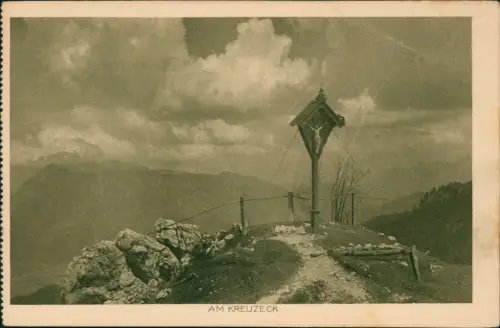 Garmisch-Partenkirchen Kreuzeck (Wettersteingebirge) Jesuskreuz 1916