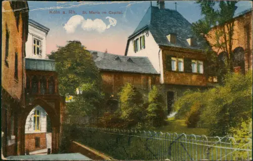 Ansichtskarte Köln St. Maria im Kapitol 1914