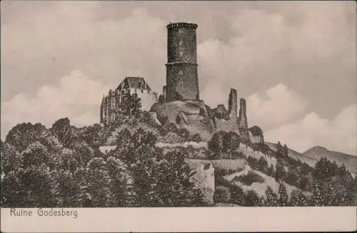 Ansichtskarte Bad Godesberg-Bonn Ruine Godesberg 1908