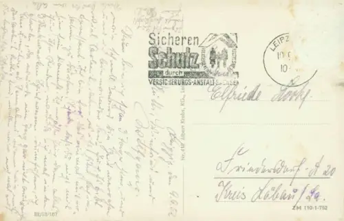 Lot 8 Ansichtskarten Leipzig Posten Völkerschlachtdenkmal 1927/1960