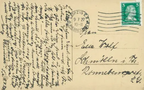 Lot 8 Ansichtskarten Leipzig Posten Völkerschlachtdenkmal 1927/1960