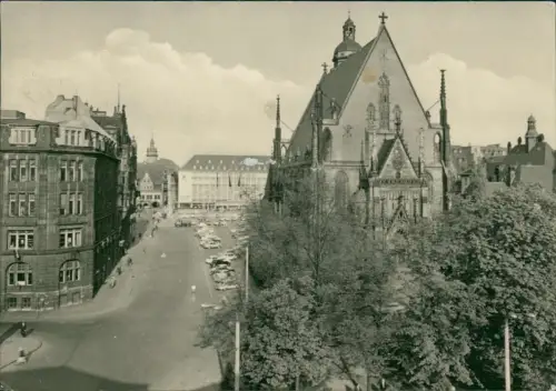 Lot 7 Ansichtskarten Leipzig Posten verschiedener Leipzig Karten 1940/1967