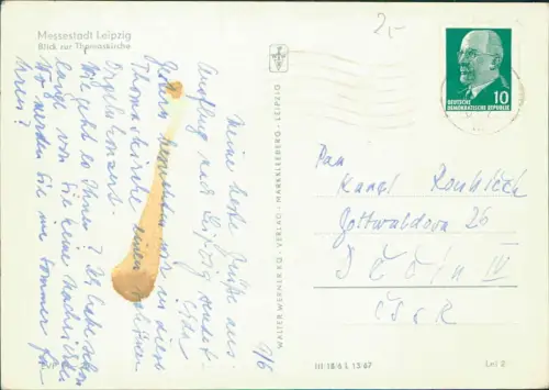 Lot 7 Ansichtskarten Leipzig Posten verschiedener Leipzig Karten 1940/1967