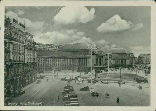 Lot 7 Ansichtskarten Leipzig Posten verschiedener Leipzig Karten 1940/1967