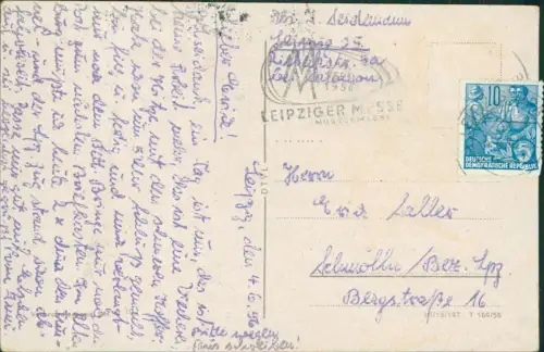 Lot 6 Ansichtskarten Leipzig diverse Karten Leipzig Lot 1929/1960