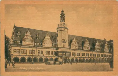 Lot 3 Ansichtskarten Leipzig Posten Altes Rathaus 1915/1950