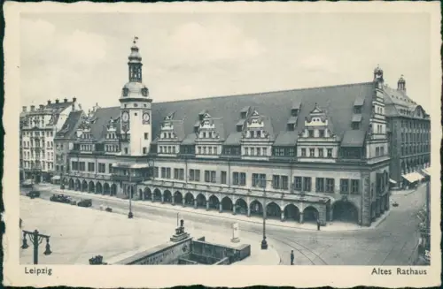 Lot 3 Ansichtskarten Leipzig Posten Altes Rathaus 1915/1950