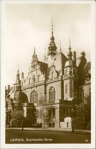 Ansichtskarte Leipzig Buchhändler-Börse - Fotokarte 1930