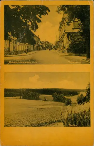 Ansichtskarte Teichwolframsdorf 2 Bild Hagenberg Rodich 1940