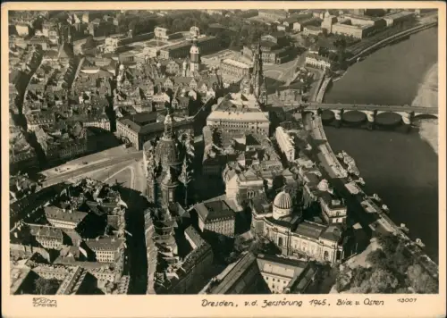 Dresden Luftbild vor der Zerstörung 1945 1945/1967 Walter Hahn:13001
