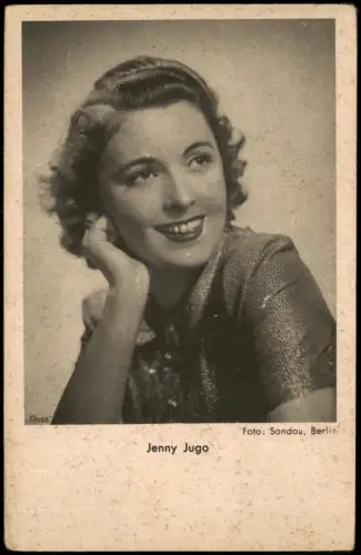 Ansichtskarte  JENNY JUGO Schauspielerin Film Theater aus Österreich 1940