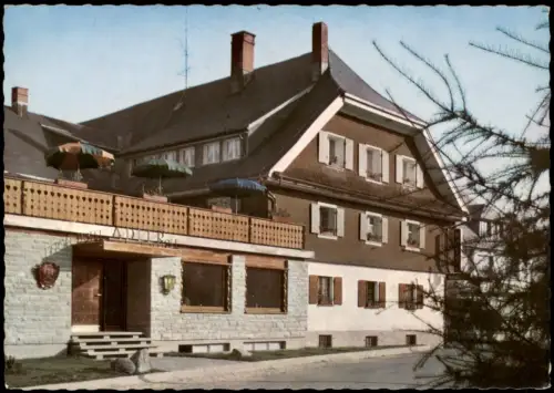 Ansichtskarte St. Blasien Schwarzwald-Gasthof ADLER HÄUSERN 1972