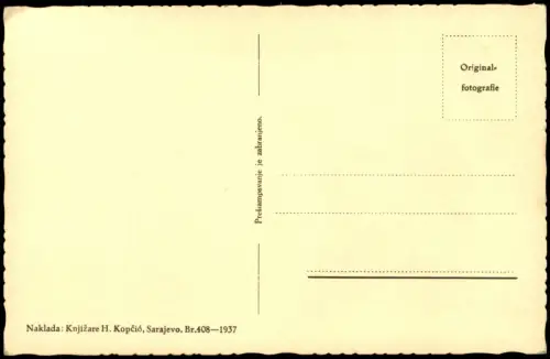 Bosnien  Herzegowina Verschleierte Typen Trachten Bosnien Native Scene 1940