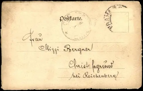 Postcard Prag Praha Prag wie es war, Neutor (Weinberger Seite) 1900