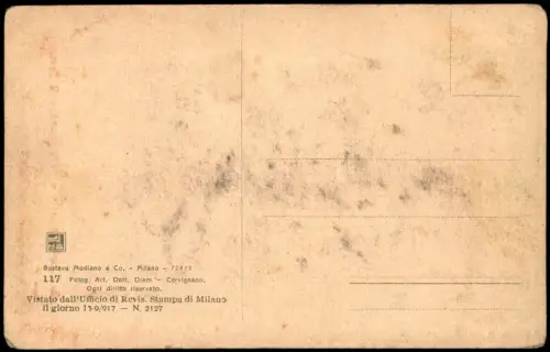 Cartolina Cervignano Dall' Iltalia redenta Cervignano Il Porto 1910