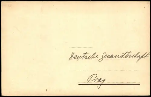 Prag Praha Deutsche Gesandtschaft in Prag (Uniformierte Soldaten) 1940