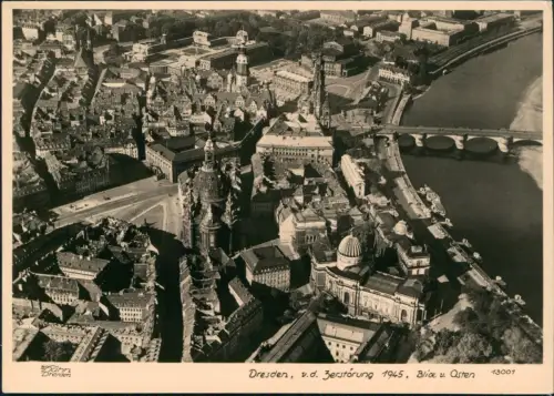 Dresden Luftbild vor der Zerstörung 1945 1945/1961 Walter Hahn:13001