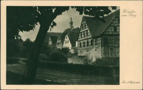 Ansichtskarte Bad Wimpfen Ortsansicht Wimpfen am Berg 1920