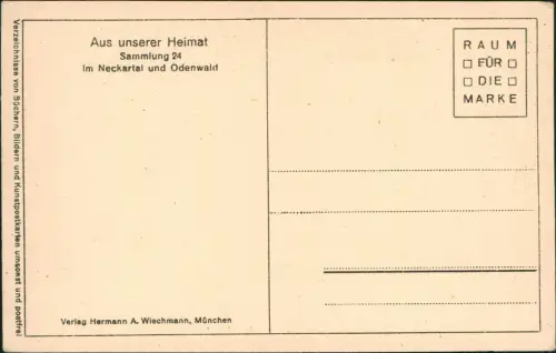 Ansichtskarte Bad Wimpfen Ortsansicht Wimpfen am Berg 1920