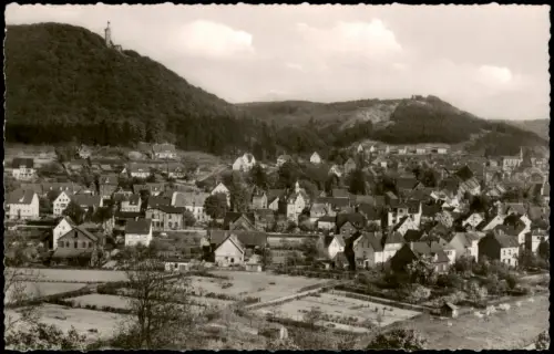 Niedermarsberg-Marsberg Panorama Ortsansicht Ort im Sauerland 1959