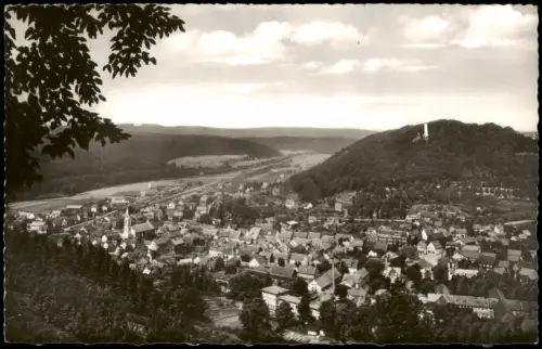 Ansichtskarte Niedermarsberg-Marsberg Panorama-Ansicht Niedermarsberg 1955