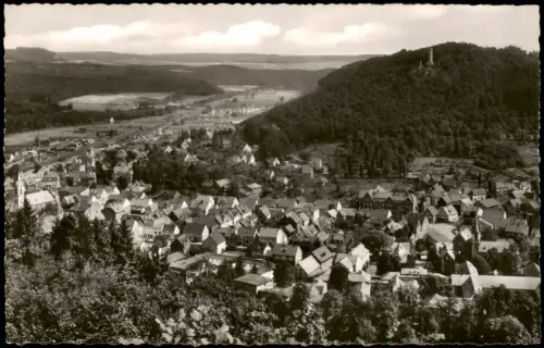 Ansichtskarte Niedermarsberg-Marsberg Panorama-Ansicht Gesamtansicht 1959