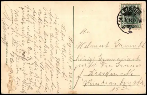 Ansichtskarte Leisnig Panorama-Ansicht Ortsansicht 1914