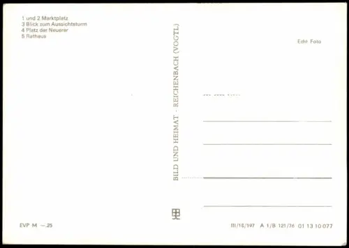 Schmölln DDR Mehrbild-AK mit Platz der Neuerer, Marktplatz uvm. 1976