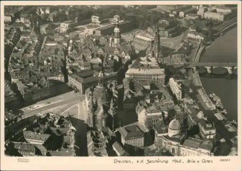 Dresden Luftbild vor der Zerstörung 1945 1945/1966 Walter Hahn:13001