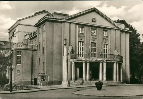 Ansichtskarte Stralsund Theater zur DDR-Zeit 1968