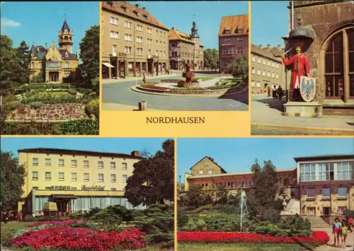 Nordhausen Meyerburgmuseum, HO-Hotel "Handelshof", HOG "Stadtterrasse" 1980