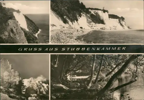 Stubbenkammer-Sassnitz Rügen GRUSS AUS STUBBENKAMMER DDR Mehrbild-AK  1969