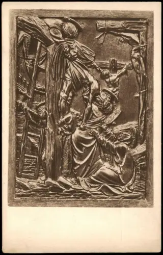 Berlin Kaiser-Friedrich-Museum Kunst Hans Leinberger Kreuzabnahme 1920